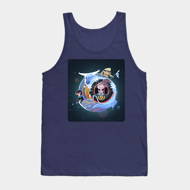 Space trip Tank Top by Arkel88